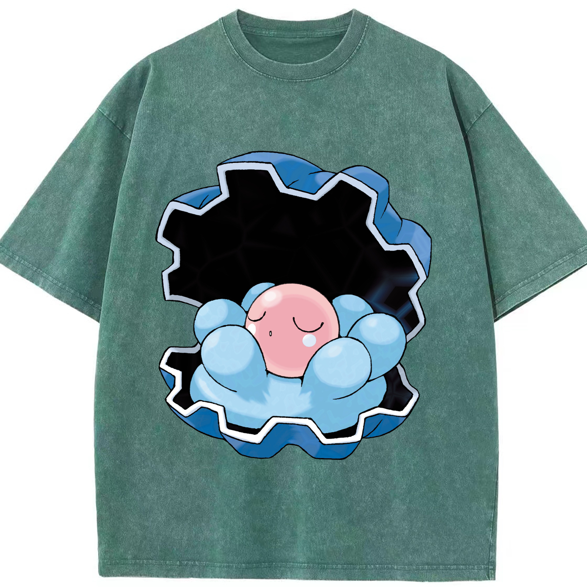 （画像用） ポケットモンスター Pokémon 綿100% ヴィンテージ風 半袖Tシャツ（フロントプリント）